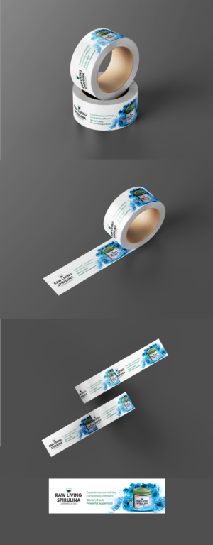 Diseño de Impresos por GraphicsGuru para Raw Living Spirulina | Diseño: #27564959