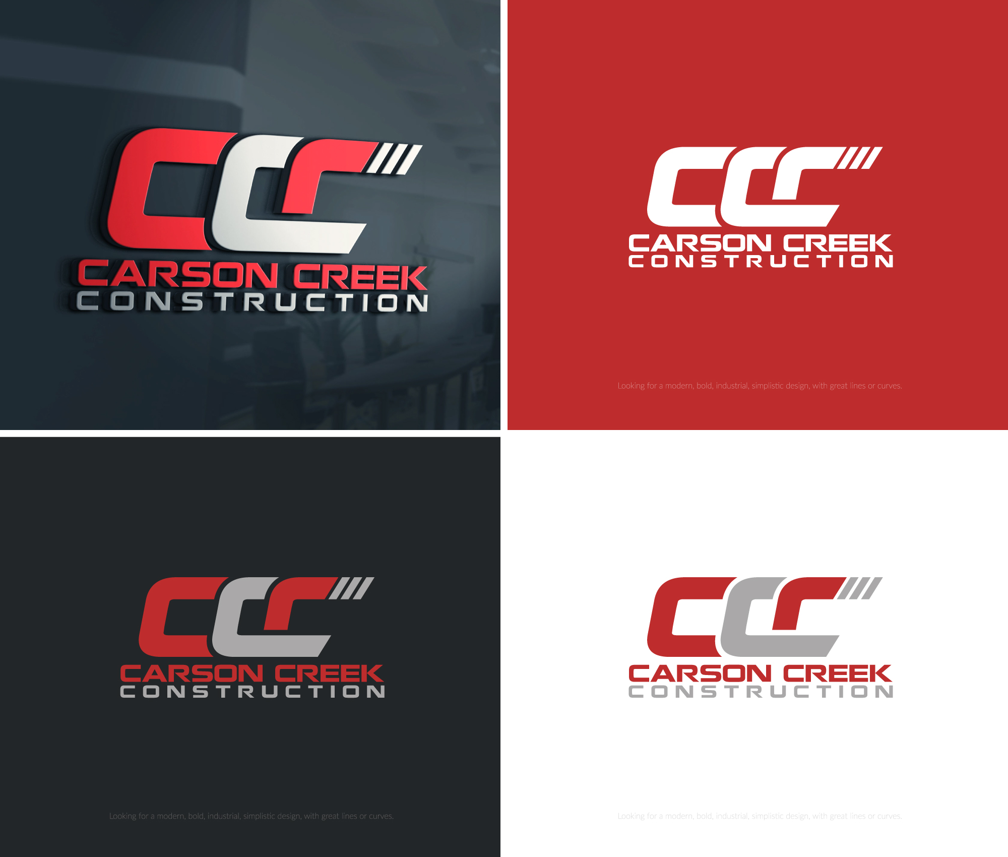 Diseño de Logo por UMBRA Designs para Carson Creek Construction | Diseño #27595022