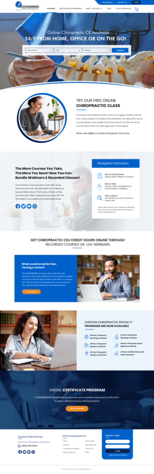 Web Design by Blue Sparrow for WebDuck Designs | Design: #27567956