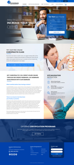 Web Design by Blue Sparrow for WebDuck Designs | Design: #27568050