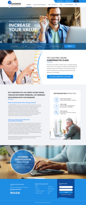 Web Design by Blue Sparrow for WebDuck Designs | Design: #27568253