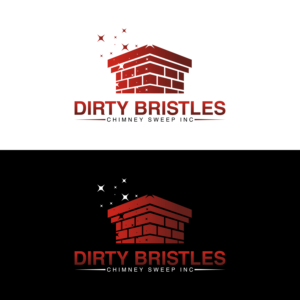 Logo Design by RK CREATIVE for Dirty Bristles Chimney Sweep Inc | Design: #27570671