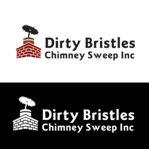 Logo Design by Fendr for Dirty Bristles Chimney Sweep Inc | Design: #27598828