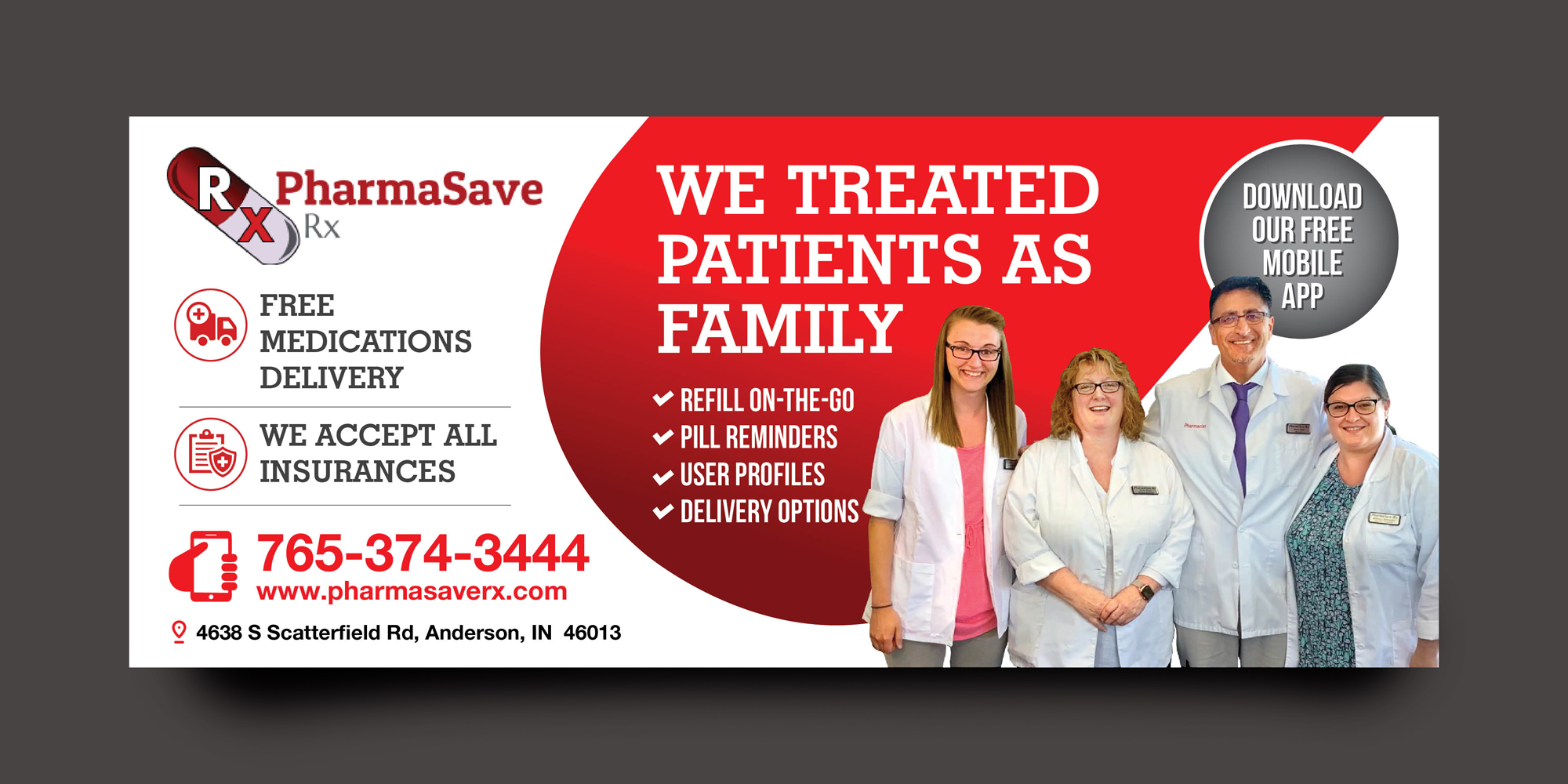 Billboard Design by rkailas for PharmaSave Rx | Design #27568162