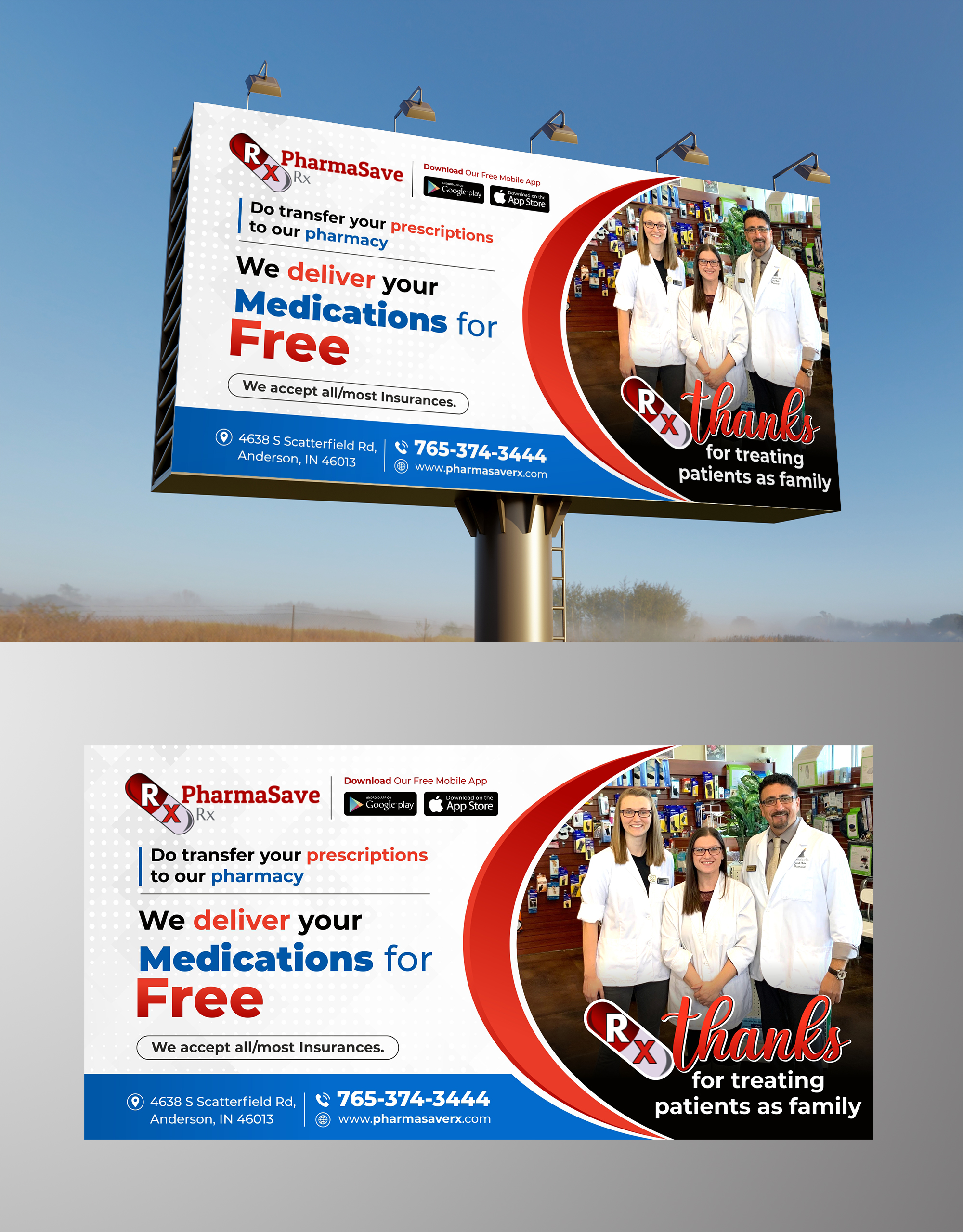 Design de Panneau par ecorokerz pour PharmaSave Rx | Design #27573794