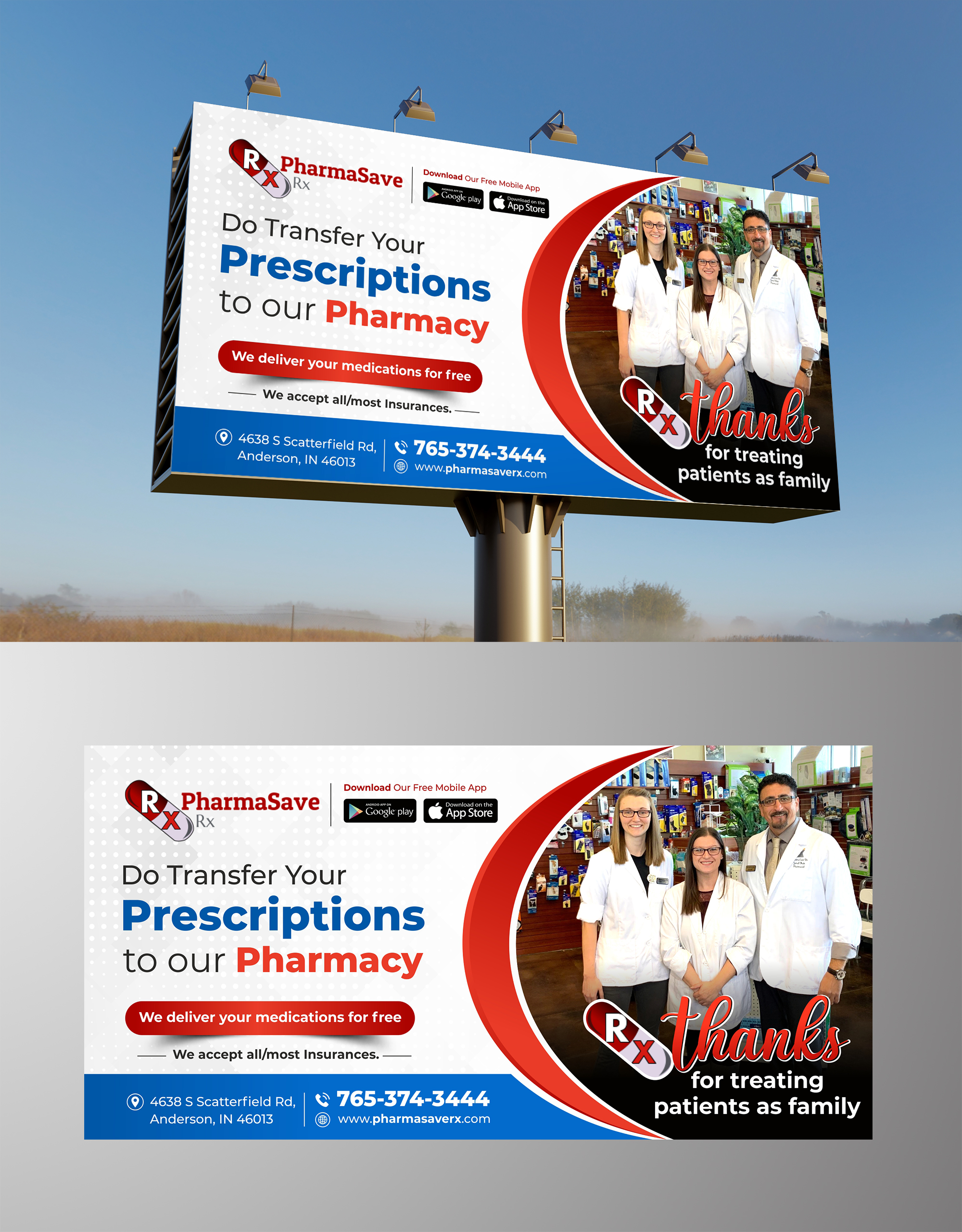 Billboard Design by ecorokerz for PharmaSave Rx | Design #27573801