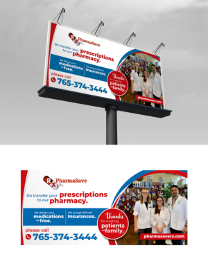 Werbetafel-Design von ecorokerz für PharmaSave Rx | Design: #27574003