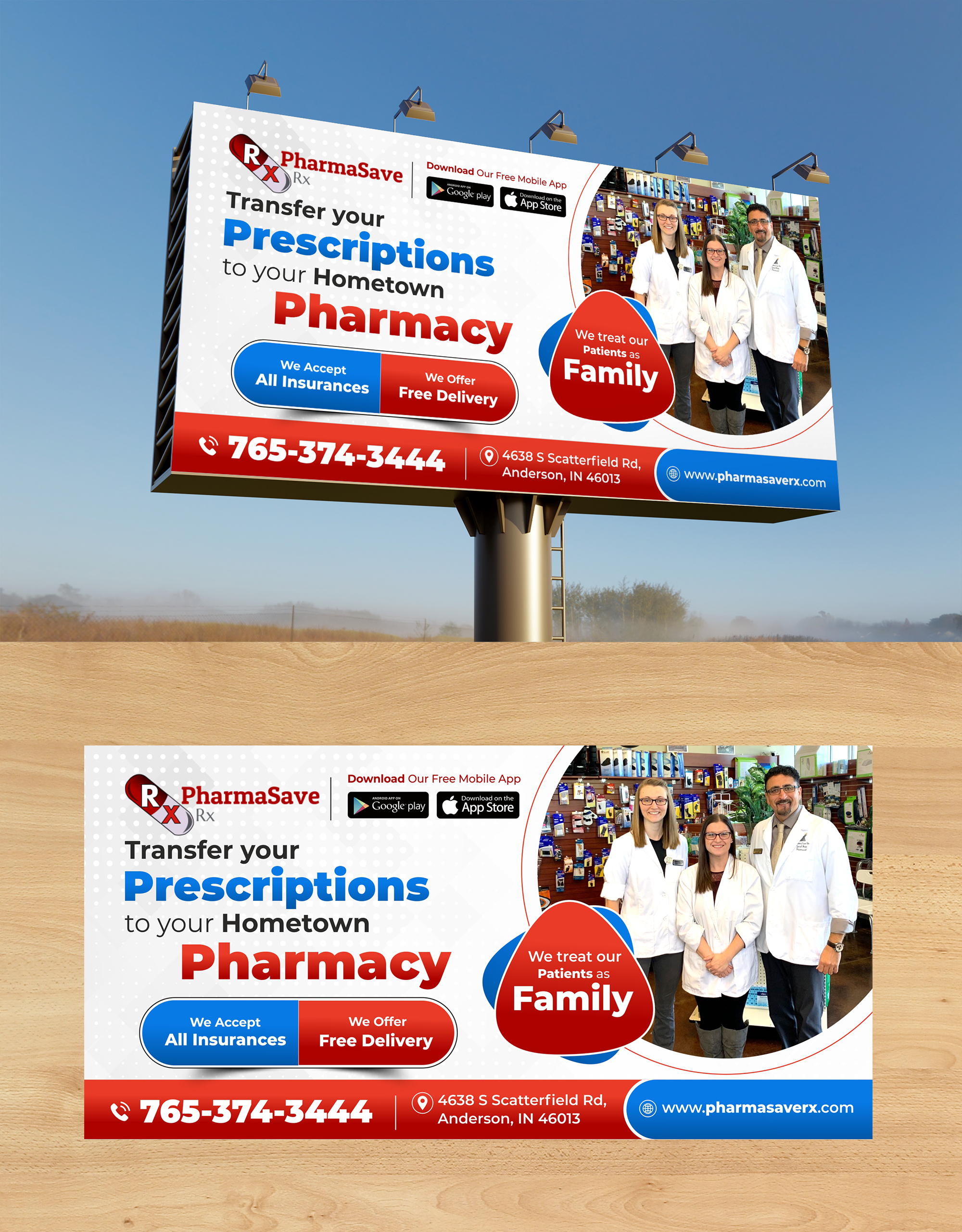 Design de Panneau par ecorokerz pour PharmaSave Rx | Design #27578386