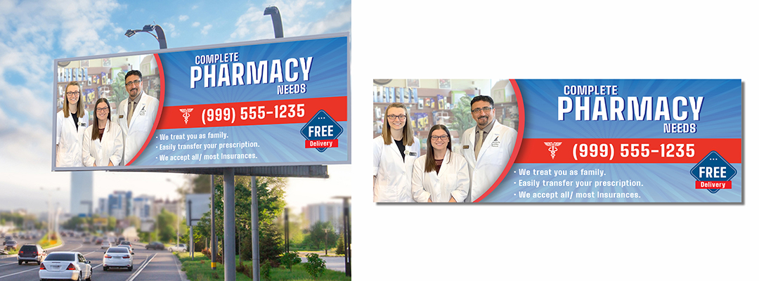 Billboard Design by Jason Vantran for PharmaSave Rx | Design #27570922