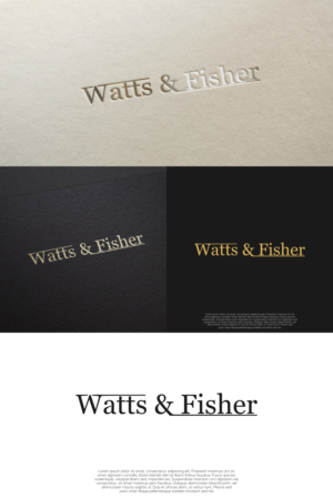 Watts & Fisher | Logo Design by untung bertubi-tubi
