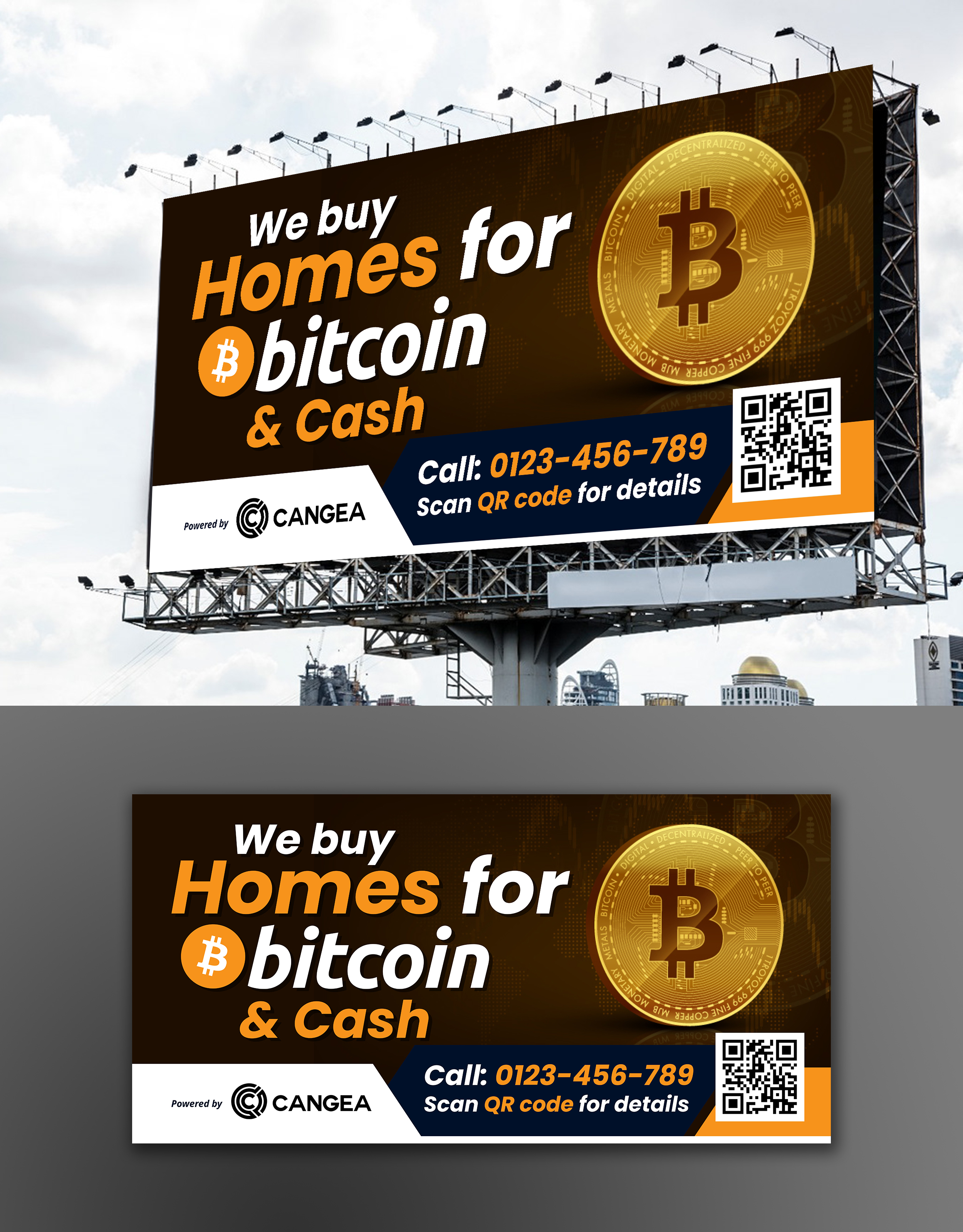Bold, Serious, real estate, technology Billboard Design for Hype Leads by  ecorokerz | Design #27566966