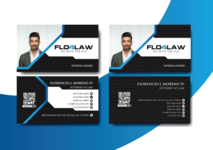 Diseño de Tarjeta de Presentación por ShahnoorSany para Florencio J Moreno IV | Diseño #27576825