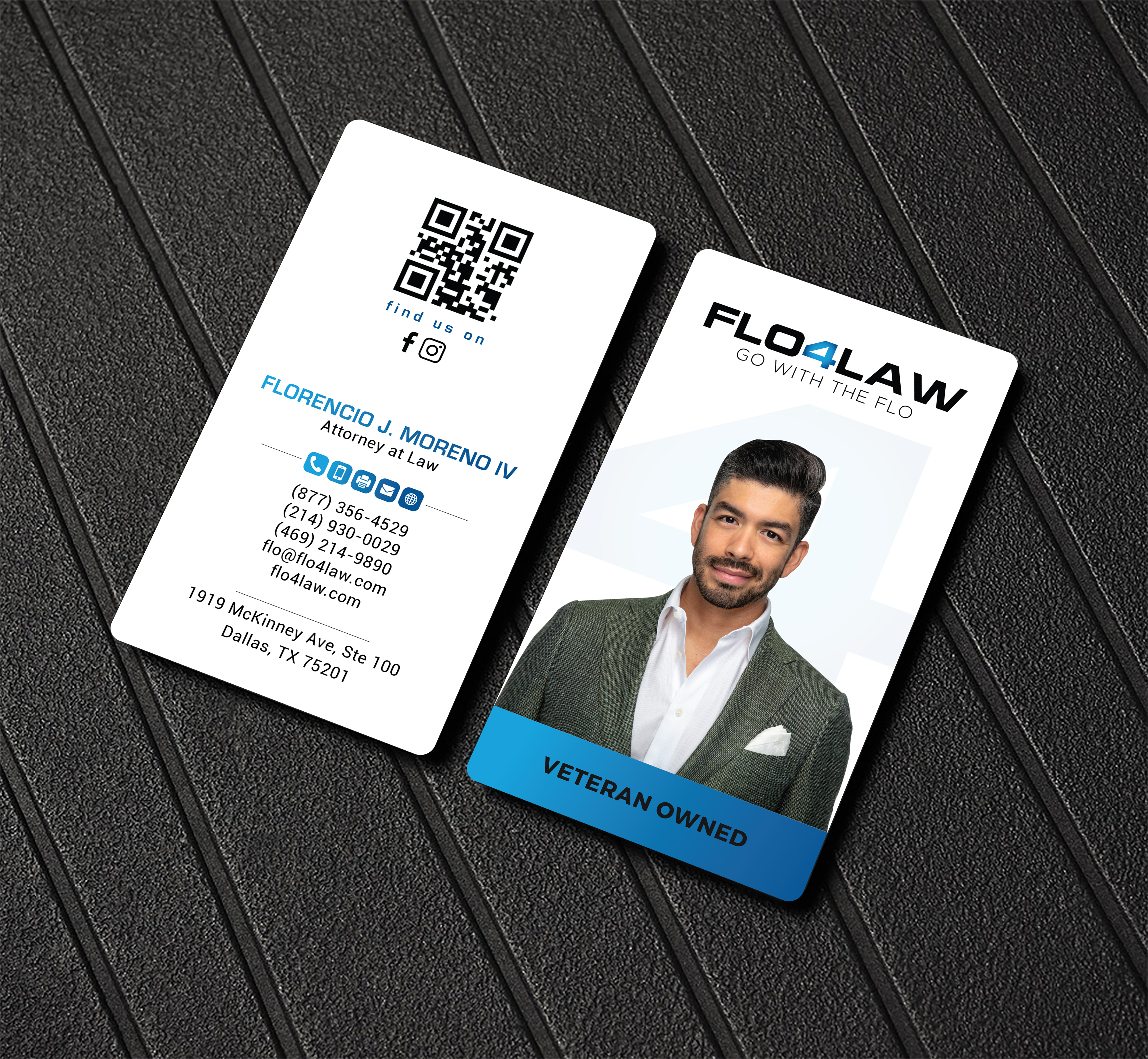 Diseño de Tarjeta de Presentación por Bold Pixels para Florencio J Moreno IV | Diseño #27570015