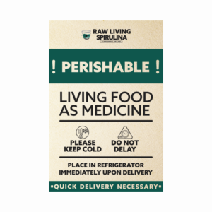 Sticker Design by Lezette_G for Raw Living Spirulina | Design: #27570645