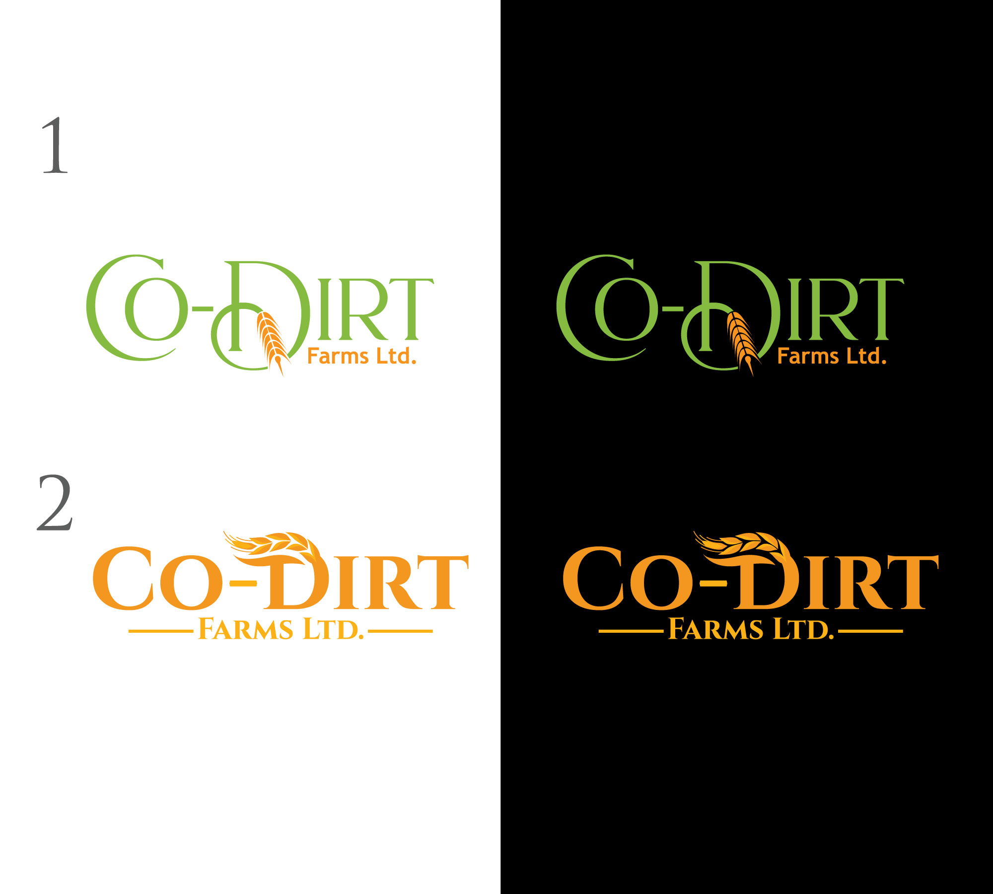 Logo Design by RRR Design for Co-Dirt Farms Ltd | Design #27576101