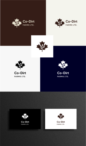 Logo Design by Omee for Co-Dirt Farms Ltd | Design: #27589484