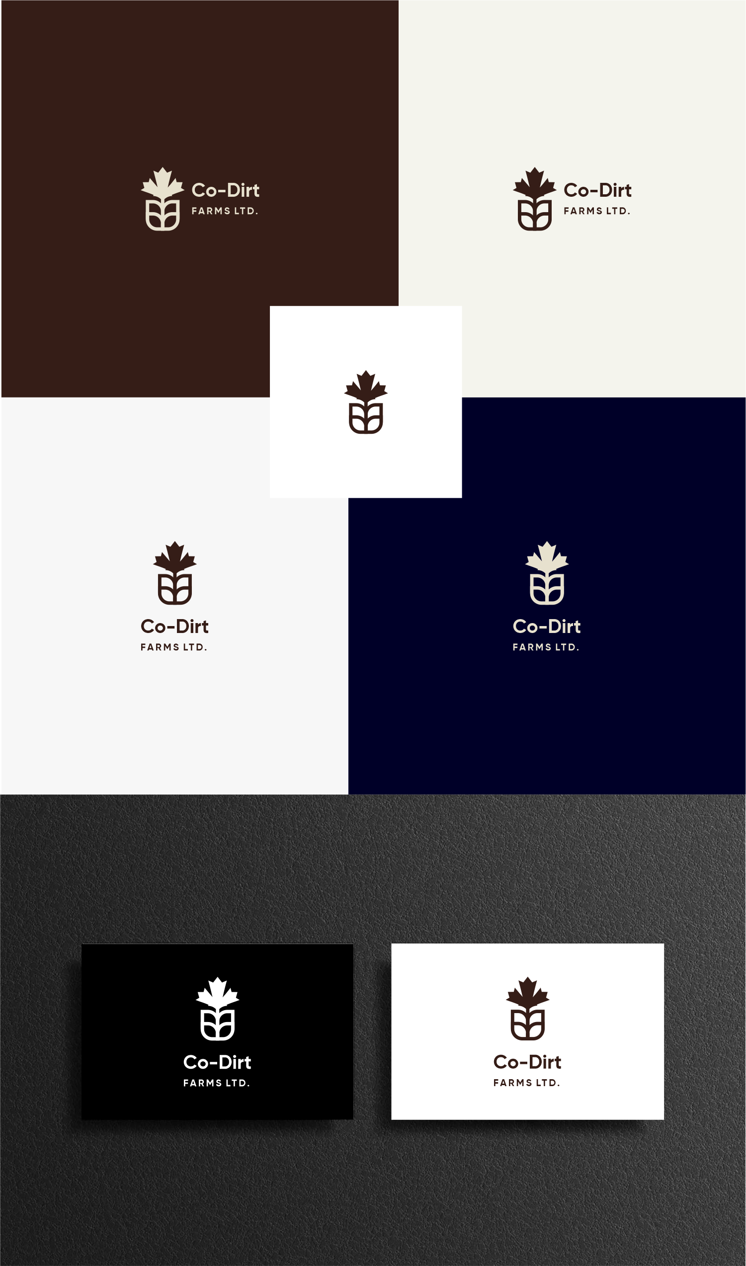 Logo Design by Omee for Co-Dirt Farms Ltd | Design #27589485