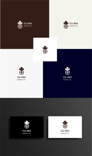 Logo Design by Omee for Co-Dirt Farms Ltd | Design: #27589485