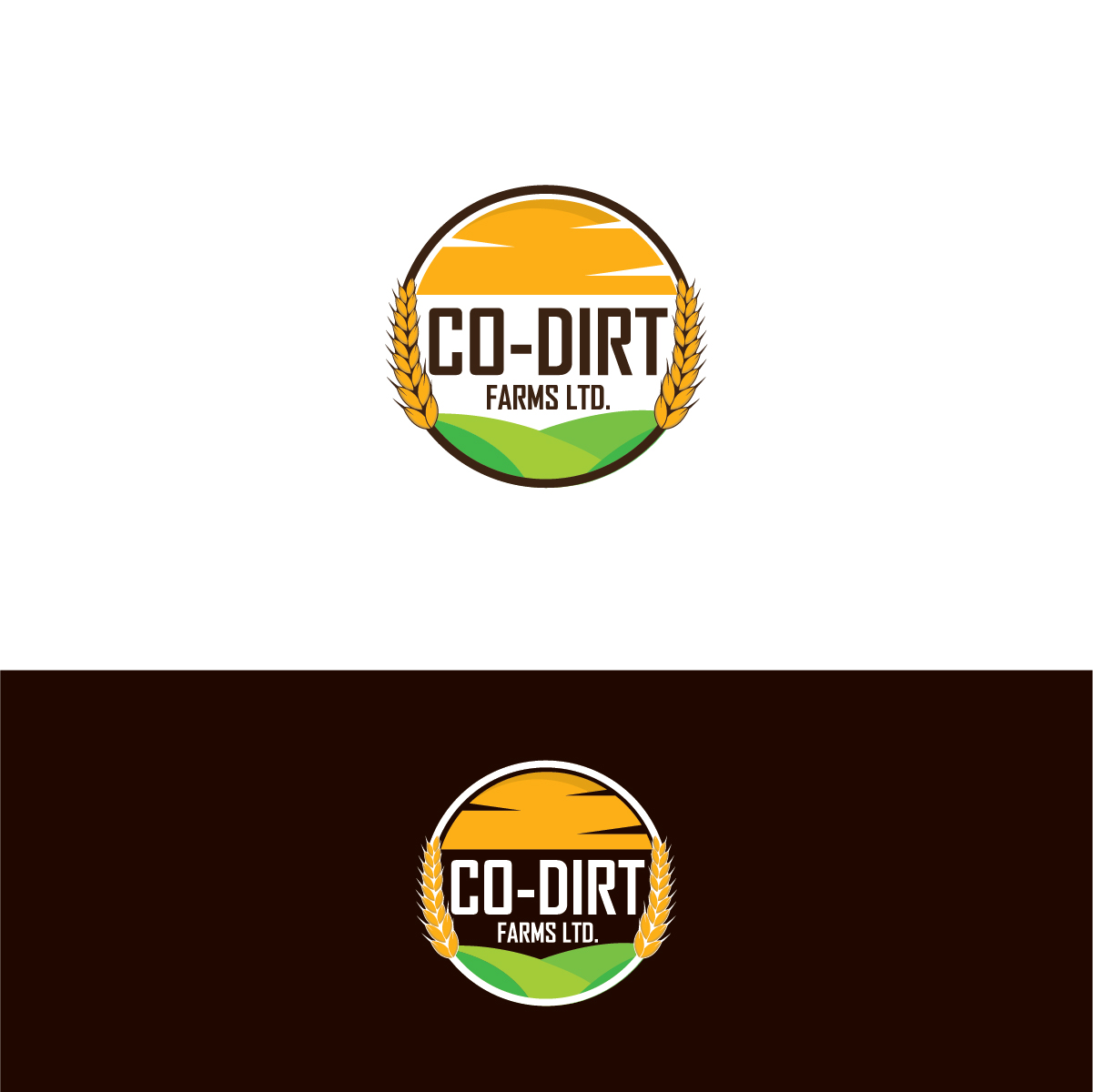 Logo Design by Deziners Zone for Co-Dirt Farms Ltd | Design #27573783