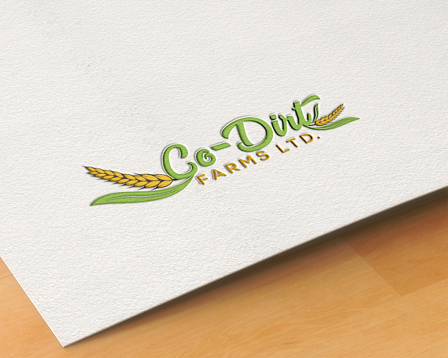 Logo Design by Deziners Zone for Co-Dirt Farms Ltd | Design #27573787