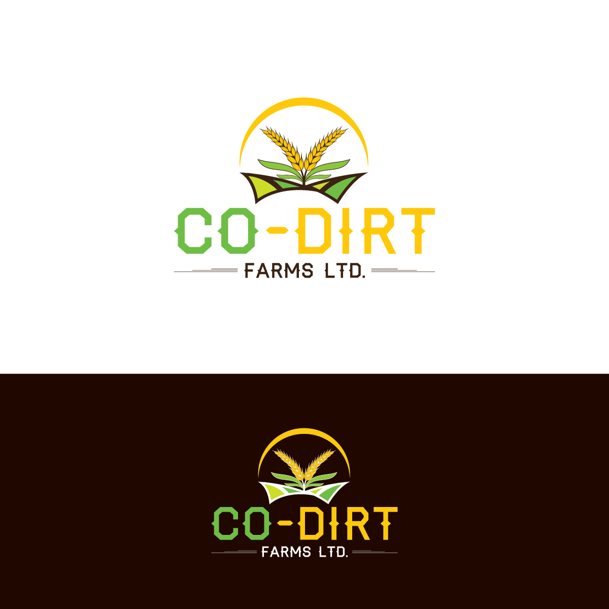 Logo Design by Deziners Zone for Co-Dirt Farms Ltd | Design #27573788