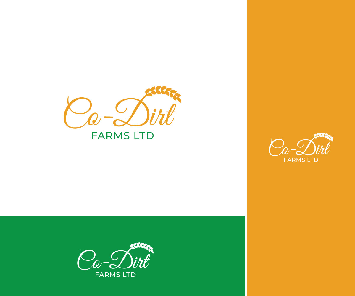 Logo Design by ecorokerz for Co-Dirt Farms Ltd | Design #27572422