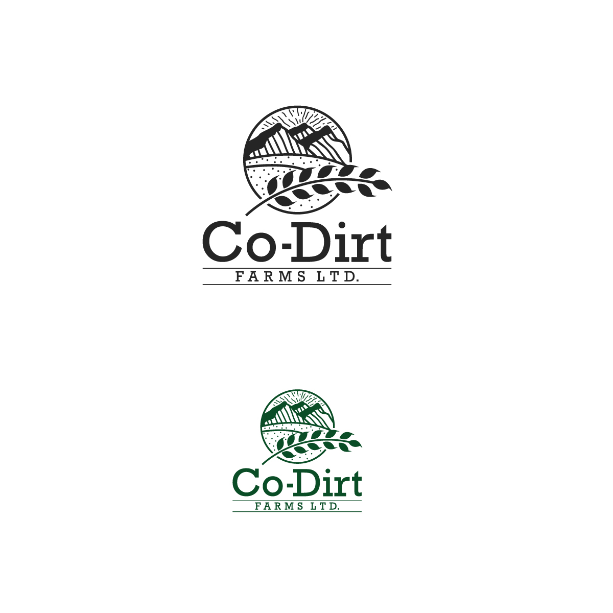 Logo Design by brand maker for Co-Dirt Farms Ltd | Design #27574166