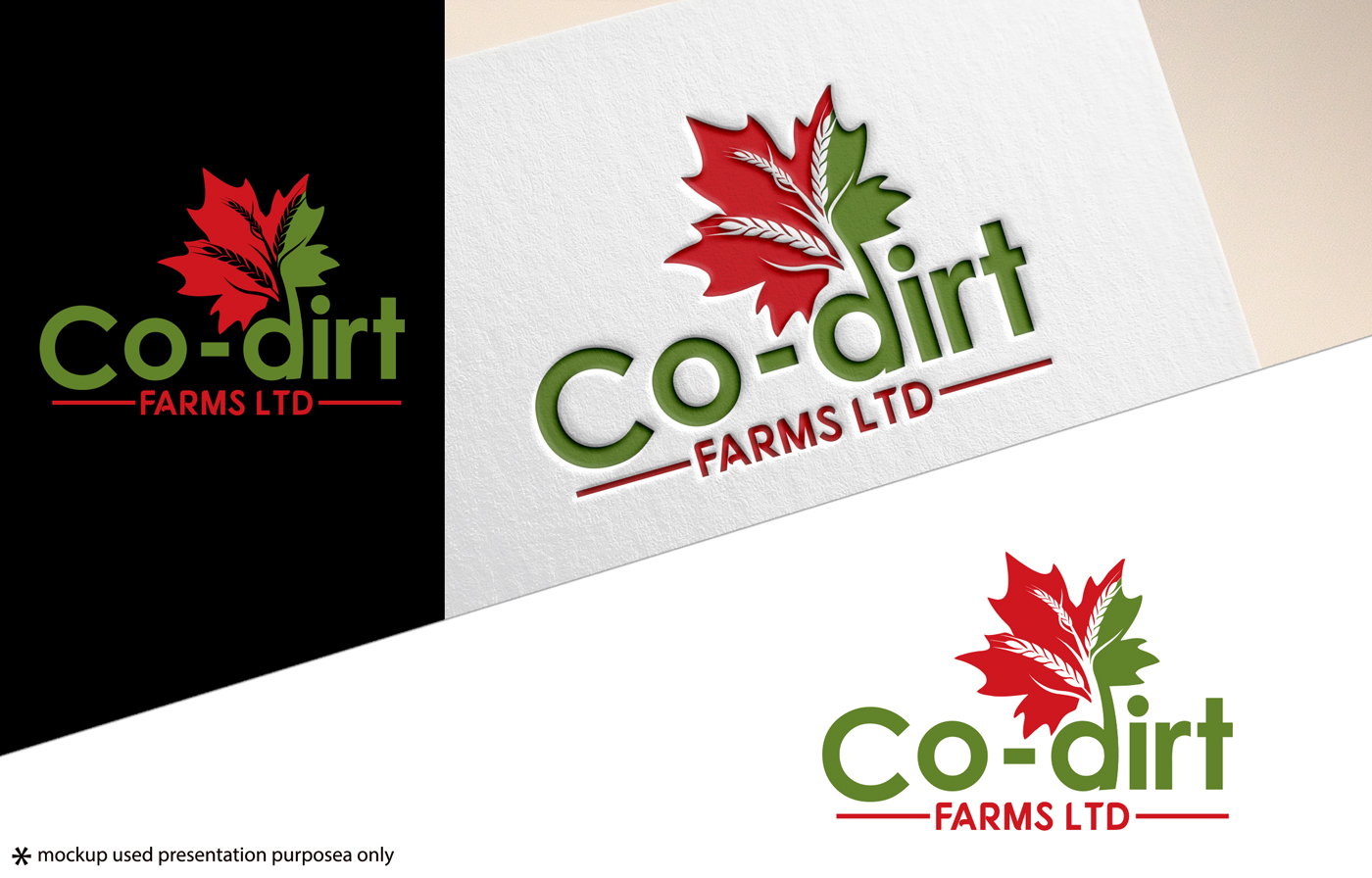 Diseño de Logo por Rubia@ para Co-Dirt Farms Ltd | Diseño #27584004