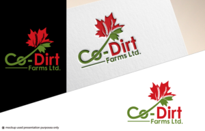 Logo Design by Rubia@ for Co-Dirt Farms Ltd | Design: #27584005