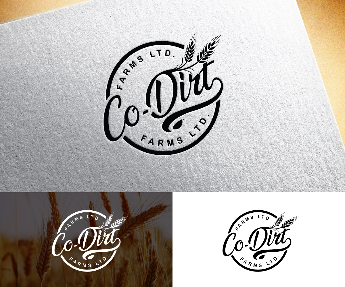 Logo-Design von step forward 2 für Co-Dirt Farms Ltd | Design #27573791