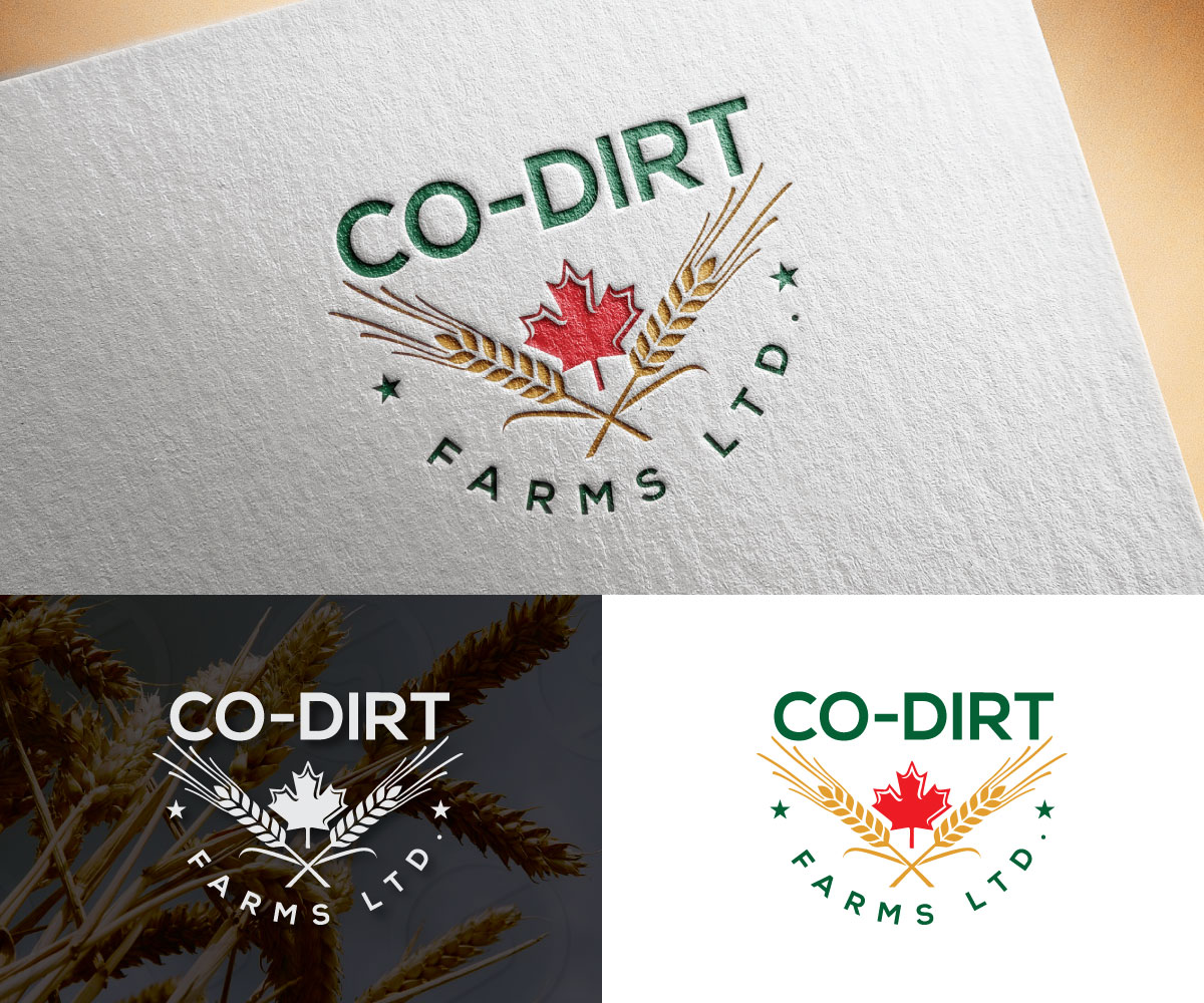 Logo Design by Dot Design 3 for Co-Dirt Farms Ltd | Design #27572759