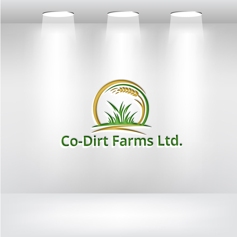 Logo Design by jaxondesign for Co-Dirt Farms Ltd | Design #27573587