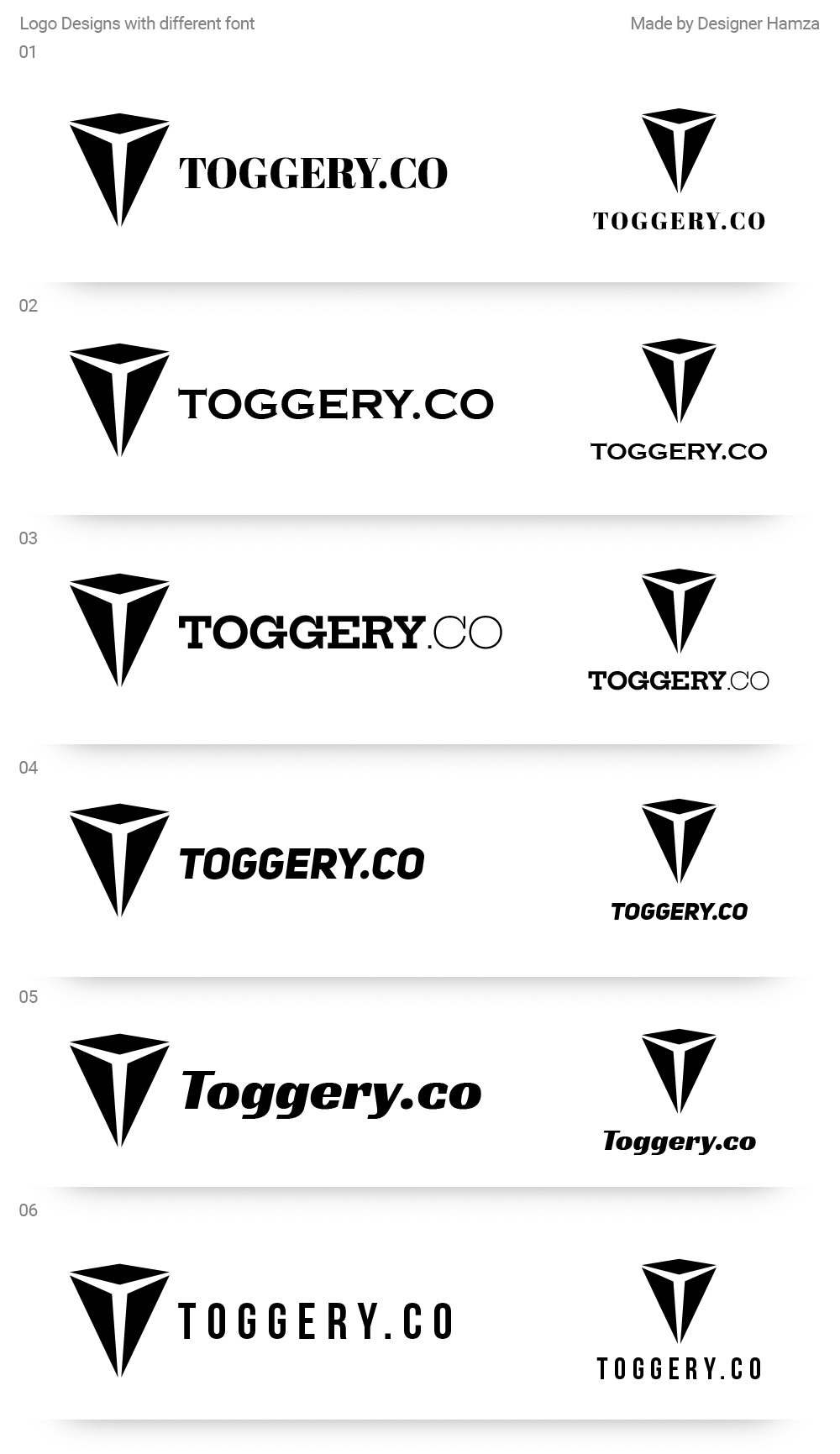Logo Design by Designer Hamza for Toggery.co | Design #27576587