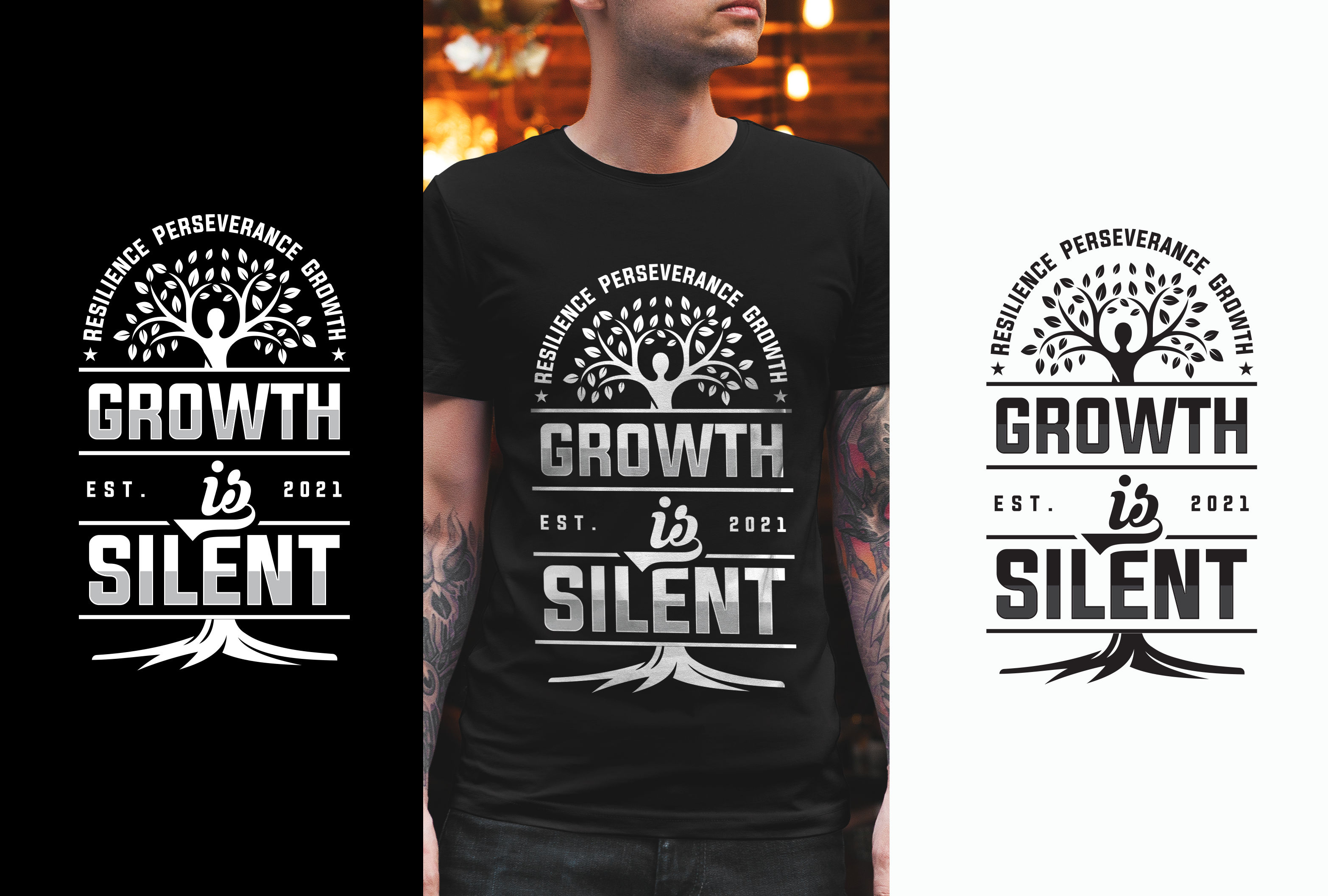 T-shirt Design by Remonis.co for Silent Roots | Design #27584992