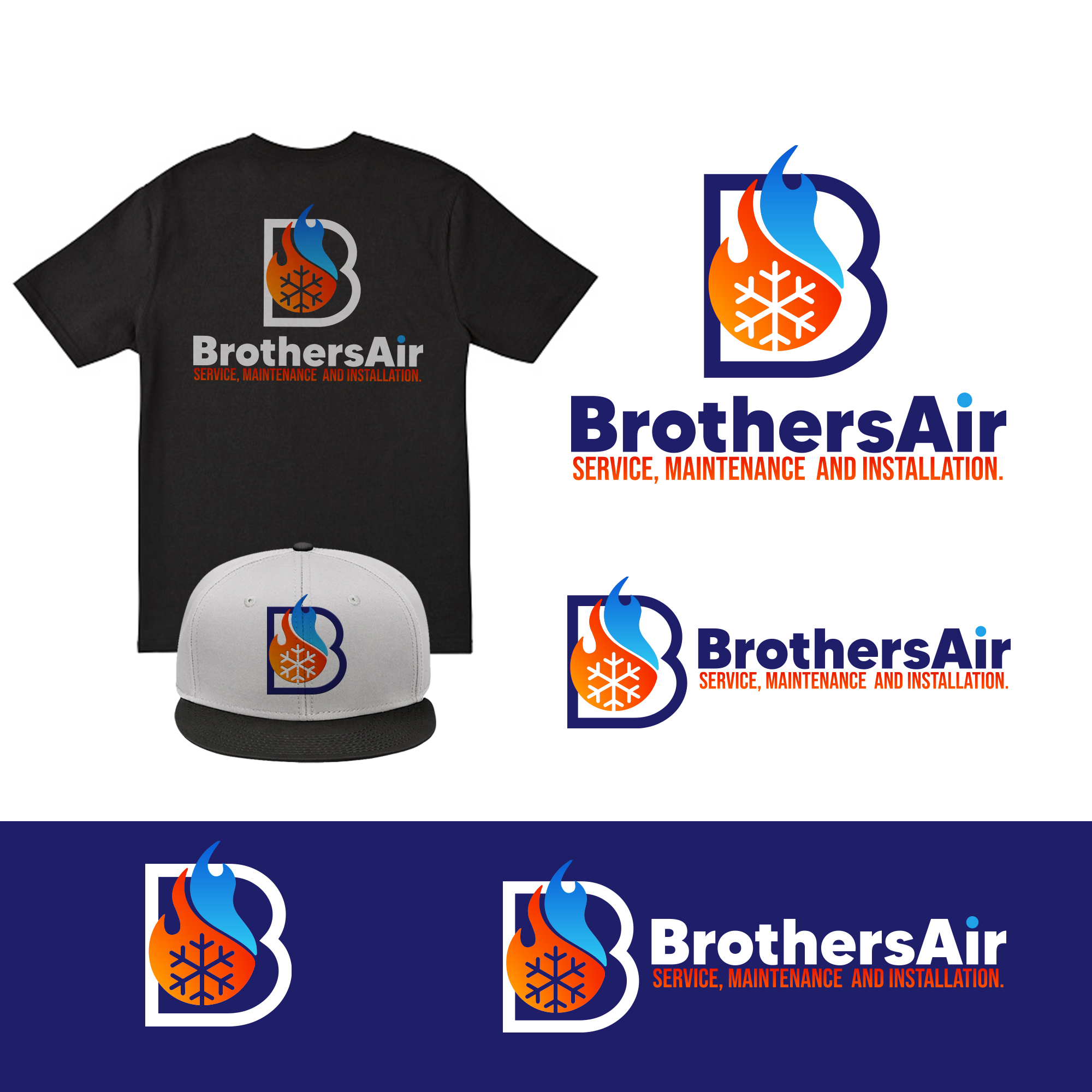 Logo-Design von DSCMedia™ für Brothers air | Design: #27610907