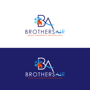 Logo Design by CreativeGwen™ for Brothers air | Design: #27641332
