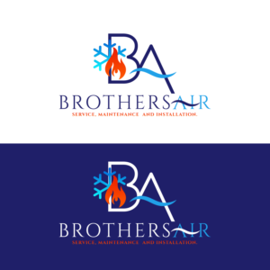 Logo Design by CreativeGwen™ for Brothers air | Design: #27641345