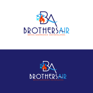 Logo Design by CreativeGwen™ for Brothers air | Design: #27641378