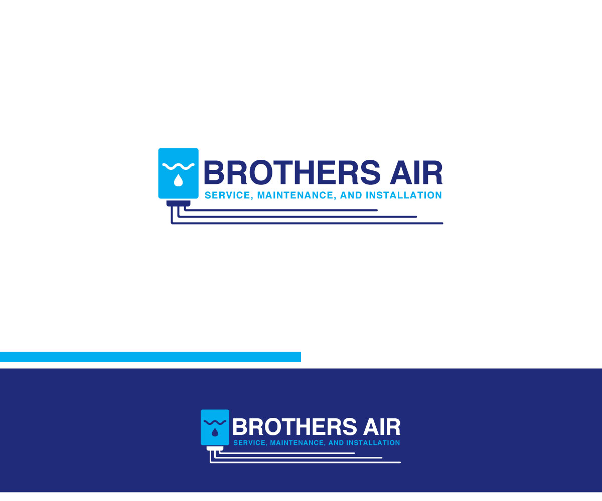 Logo Design by ecorokerz for Brothers air | Design #27578220