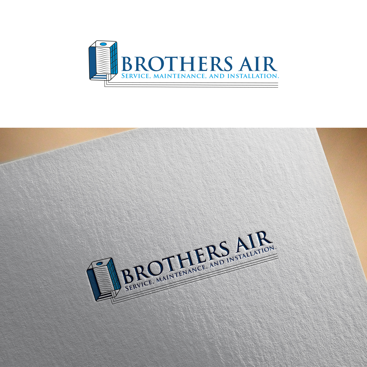 Logo Design by Maxo-Biz for Brothers air | Design #27580183