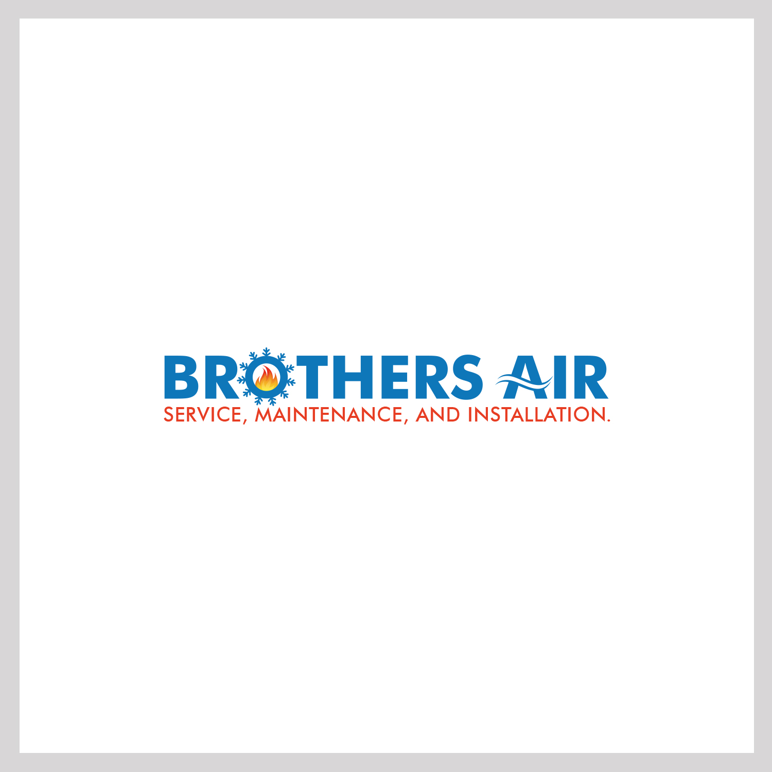 Logo Design by Maxo-Biz for Brothers air | Design #27603454