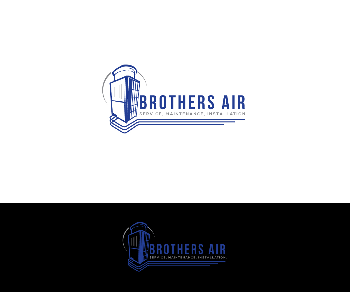 Logo Design by step forward 2 for Brothers air | Design #27579452