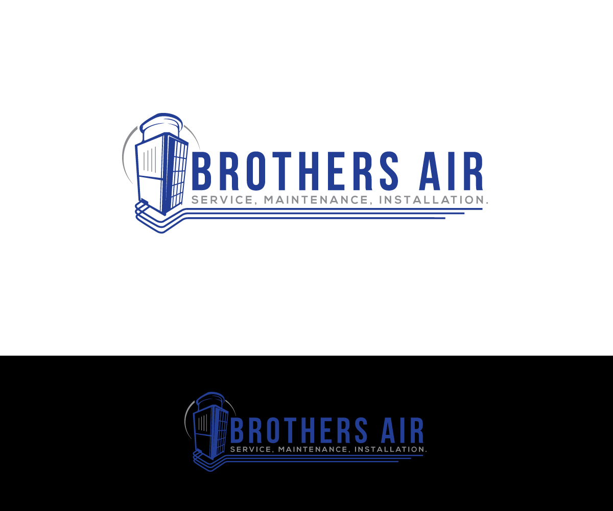 Logo Design by step forward 2 for Brothers air | Design #27583941