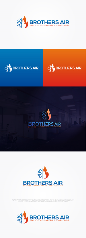 Logo-Design von Ayub Zafar für Brothers air | Design: #27608692