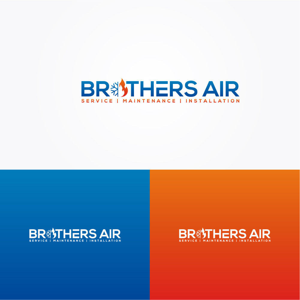 Logo Design by AlphabetZero.co.uk for Brothers air | Design #27608695