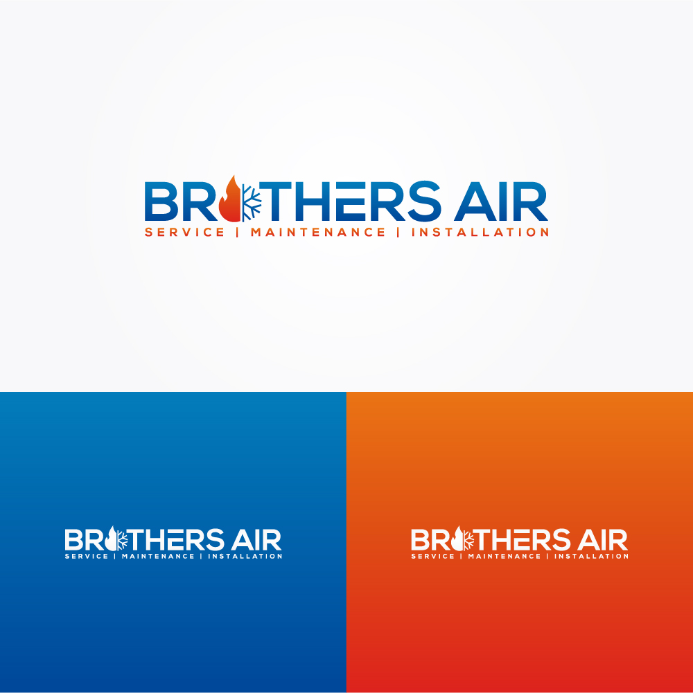 Logo Design by AlphabetZero.co.uk for Brothers air | Design #27608696