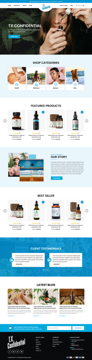 TX Confidential | Web Design by Titan Eagle