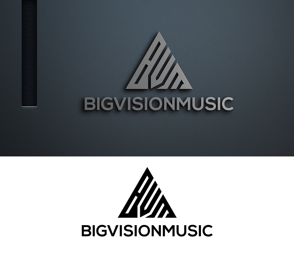 Logo Design by ismail islam for bigvisionmusic  | Design #27581676