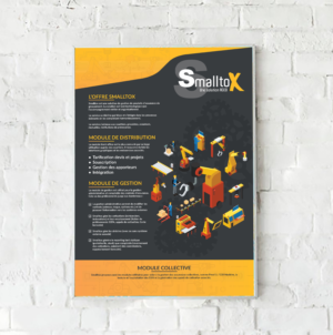 Advertising 1 page in A4 magazine - Smalltox | Poster Design by Deziners Zone