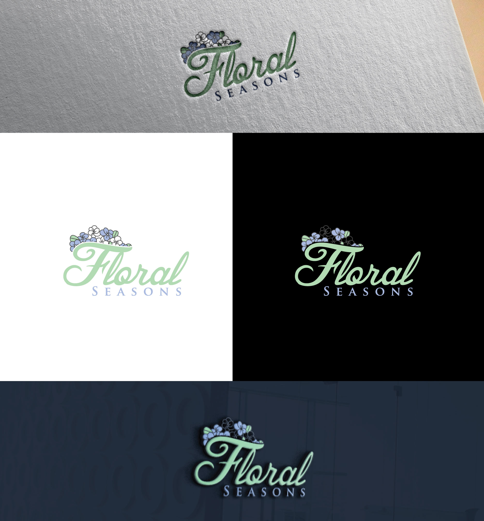Logo Design by RRR Design for Floral Seasons Corp | Design #27581452